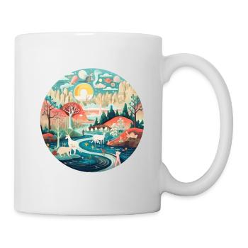 The Landscape of Animals - Mug - white - Right