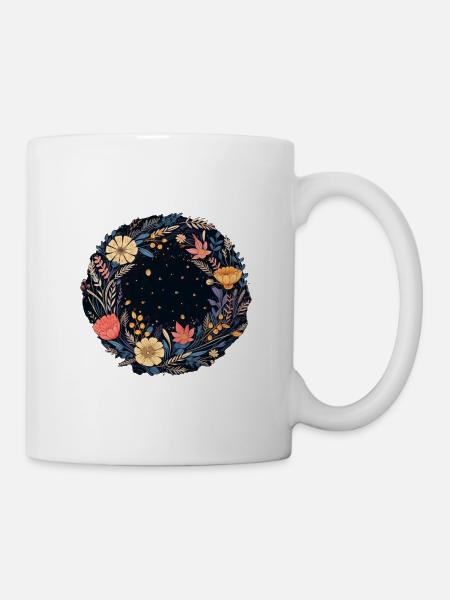 Bücherblütenzauber - Tasse - Weiß