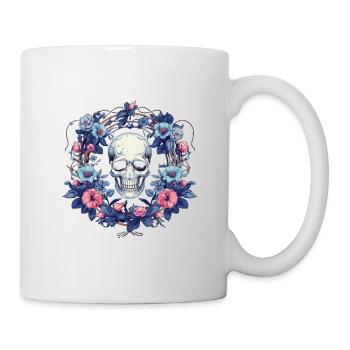 Skull Elegance Circle - Tasse - Weiß - Rechts