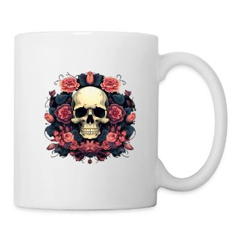 Gothic Blossom Circle - Tasse - Weiß - Rechts