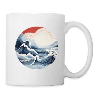 Kiku-Peak - Tasse - Weiß - Rechts