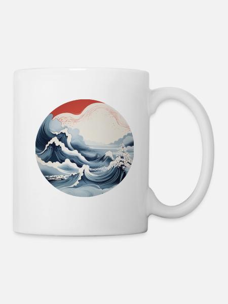 Kiku-Peak - Tasse - Weiß