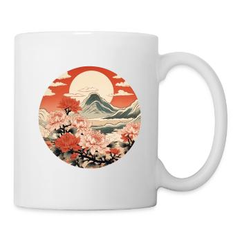 Mystische Berge - Tasse - Weiß - Rechts