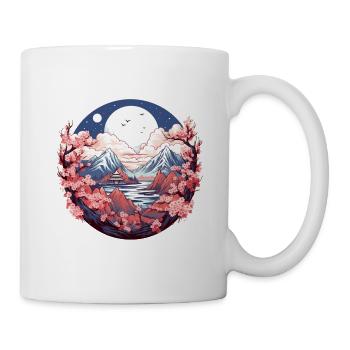 Pic Sakura - Mug blanc - blanc - Droite