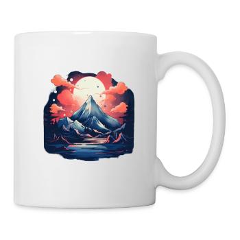Zen-Gebirge - Tasse - Weiß - Rechts
