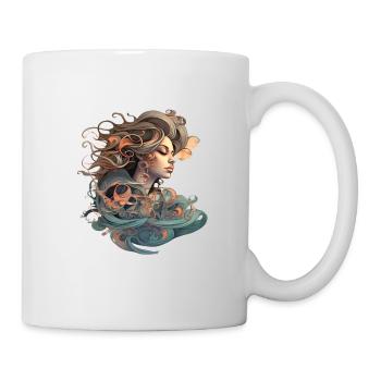 Aqua Rêve - Mug blanc - blanc - Droite