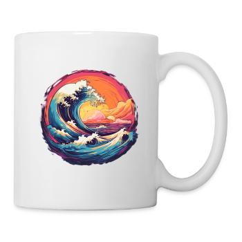 Marées mystiques - Mug blanc - blanc - Droite