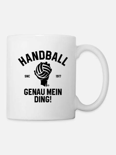 HANDBALL GENAU MEIN DING - Tasse - Weiß