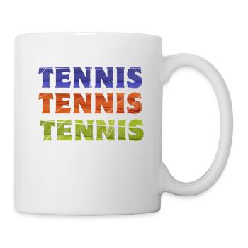 3 x Tennis White - Mug - white - Right