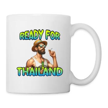 Ready for Thailand Holiday Party Outfit - Mug - white - Right