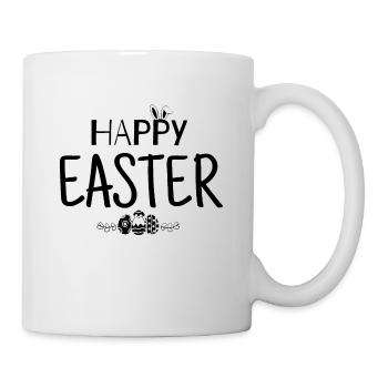 Happy Easter - Tasse - Weiß - Rechts