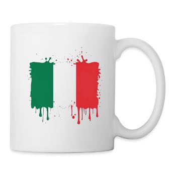 ITALIAN FLAG FLAG ITALY - Mug - white - Right