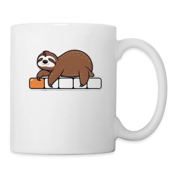 Une ronde de refroidissement - Mug blanc - blanc - Droite