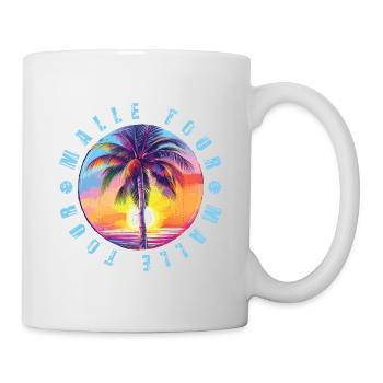 Malle Tour Bunt - Tasse - Weiß - Rechts