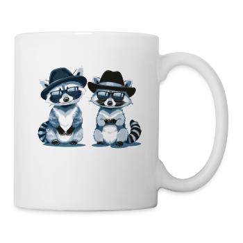 raton laveur - Mug blanc - blanc - Droite