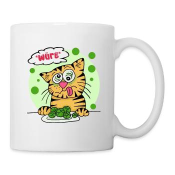 "choke" Brussels sprouts! - Mug - white - Right
