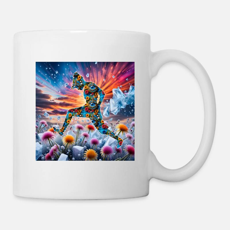 Danseuse de fleurs - Mug blanc - blanc