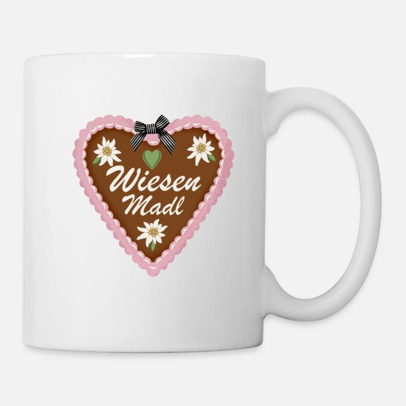 Wiesen Madl Gingerbread Heart - Mug - white