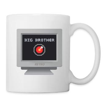 CRT-Ausführung - Big Brother - Tasse - Weiß - Rechts