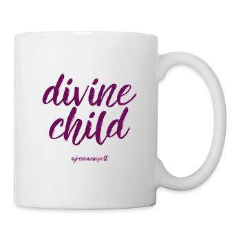 divine child - dunkel - Tasse - Weiß - Rechts