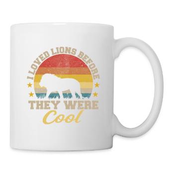 i loved lions before they were cool - Mug - white - Right
