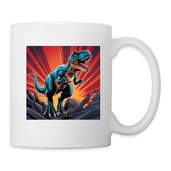 Dinosaure - Mug blanc - blanc - Droite
