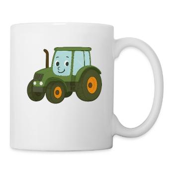 Traktor - Tasse - Weiß - Rechts