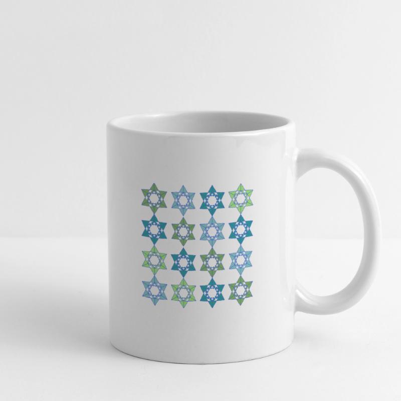 Star Scape Geometric Pattern Mug