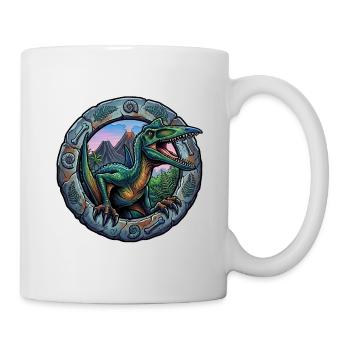 Pterosaurs in the portal ring - Mug - white - Right