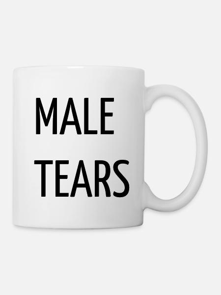 MALE TEARS - Tasse - Weiß