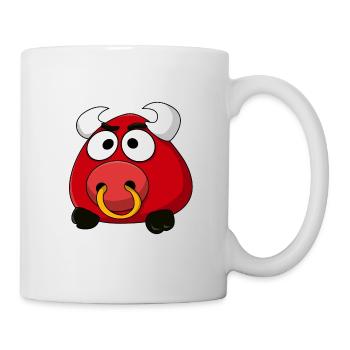 P'tit taureau - Mug blanc - blanc - Droite