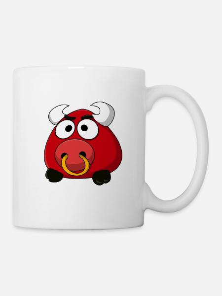 little bull - Mug - white
