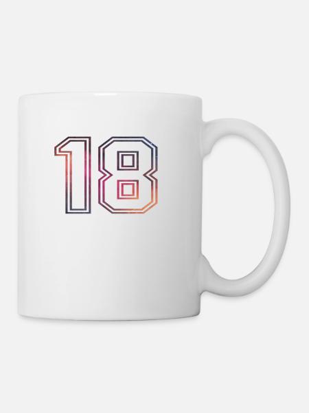 18 er Geburtstag - Tasse - Weiß