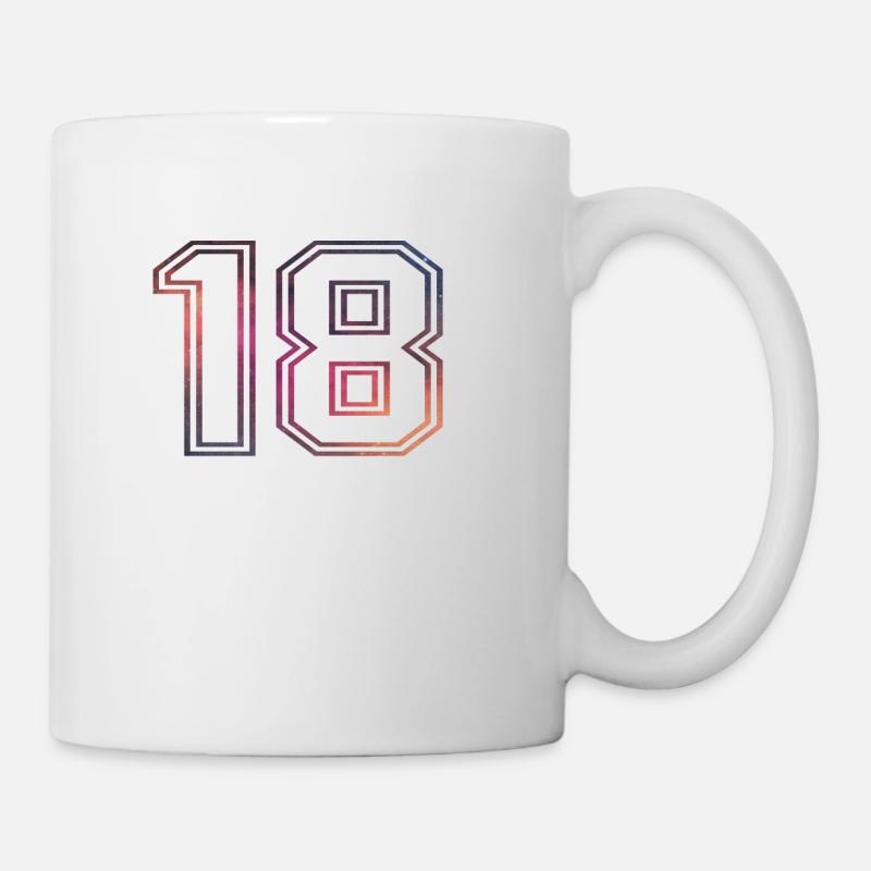 18 Il anniversaire - Mug blanc - blanc