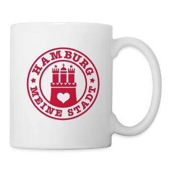 HAMBOURG MA VILLE crête 1c - Mug blanc - blanc - Droite