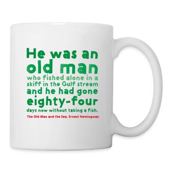 THE OLD MAN AND THE SEA - Tasse - Weiß - Rechts