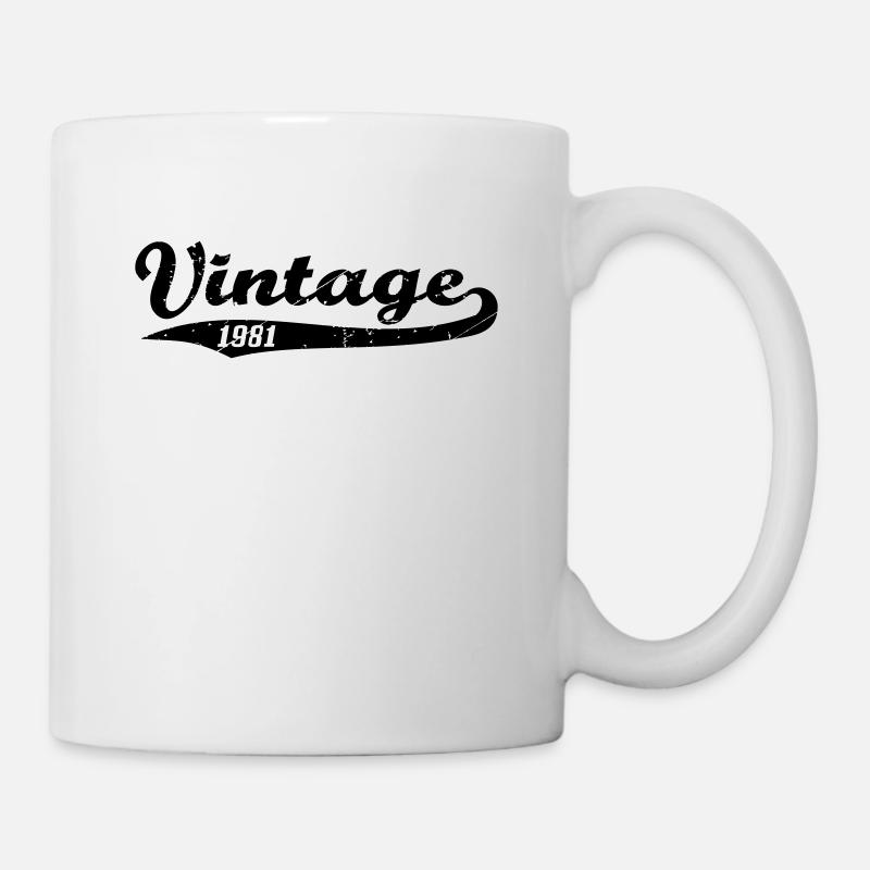 Vintage 1981 - Mug blanc - blanc