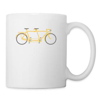 Tandem Bike - Mug - white - Right