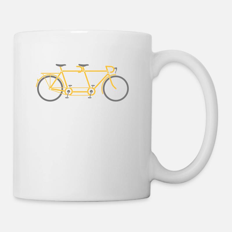 Tandem Bike - Mug blanc - blanc