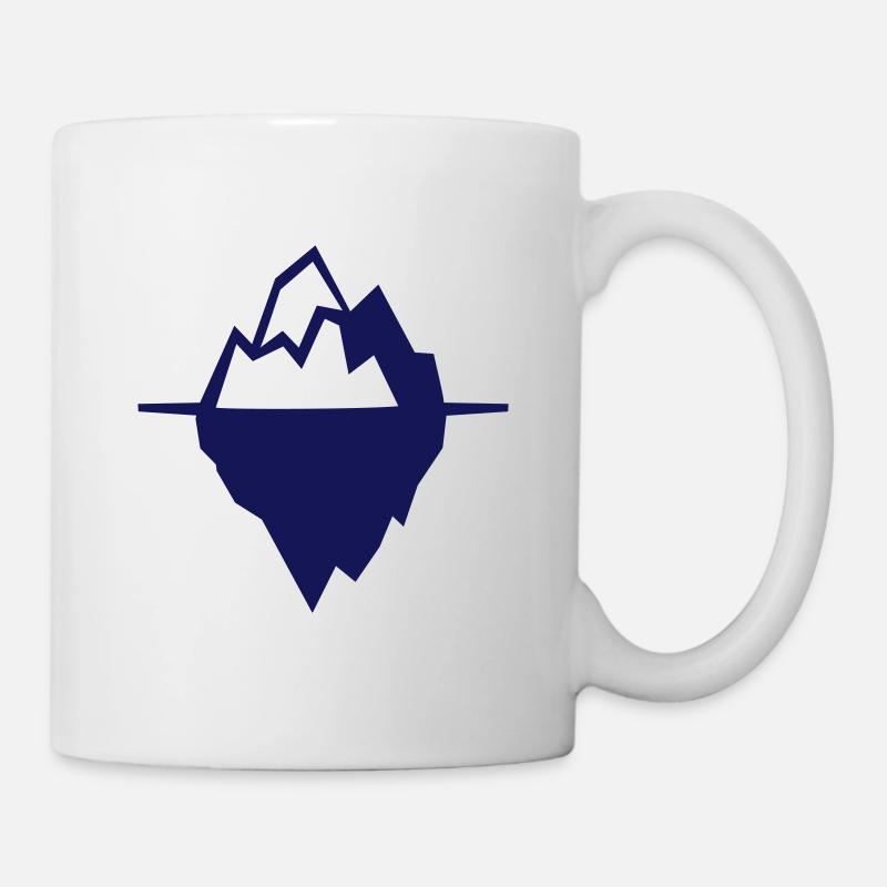 Eisberg Arktis Klimaschutz Erderwärmung Geschenk - Tasse - Weiß