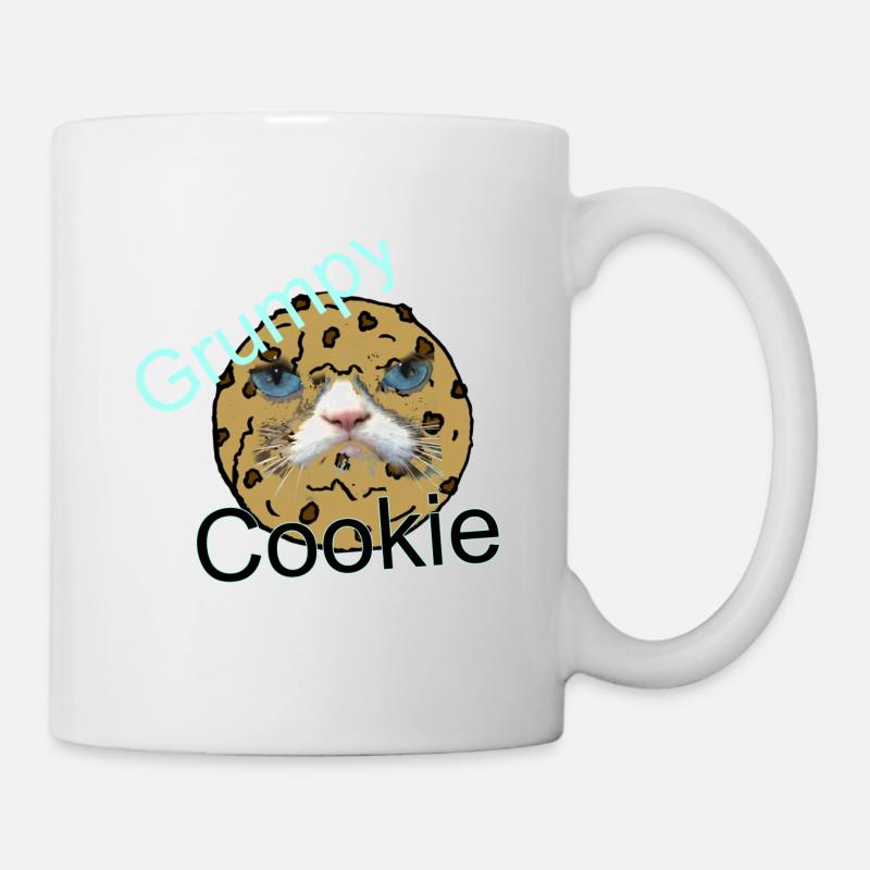 Grumpy Cookie - Tasse - Weiß