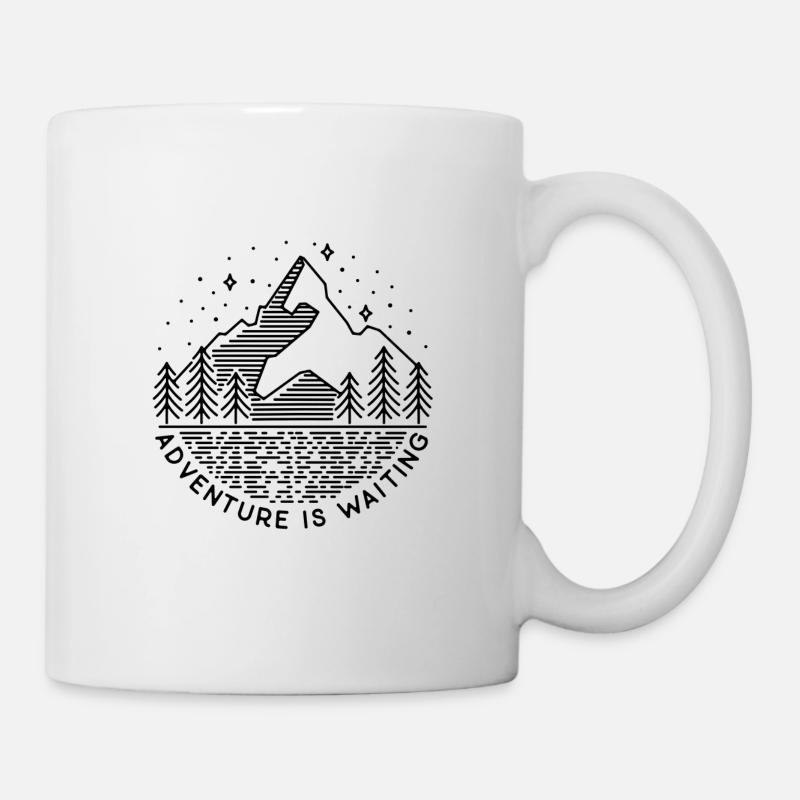 aventure - Mug blanc - blanc