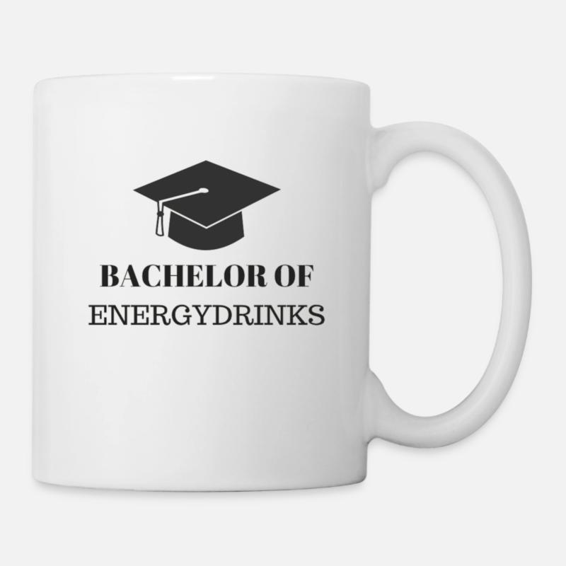 Bachelor of Energydrinks - Tasse - Weiß