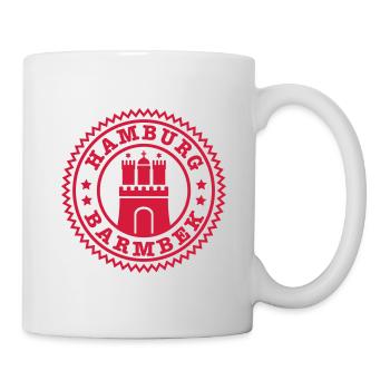 Hamburg District Barmbek B - Mug - white - Right