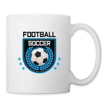 SOCCER FOOTBALL PLAYER WORLD CHAMPION TRAINING BALL - Mug - white - Right
