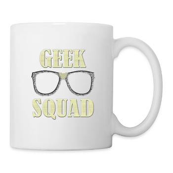GEEK SQUAD, Nerd, Geek, Streber, Computer Science - Mug - white - Right