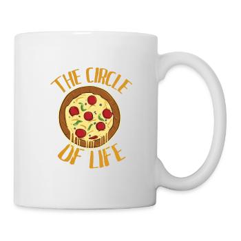 The Circle of Life - Pizza - Pizza Diet - 🍕 PIZZA - Mug - white - Right