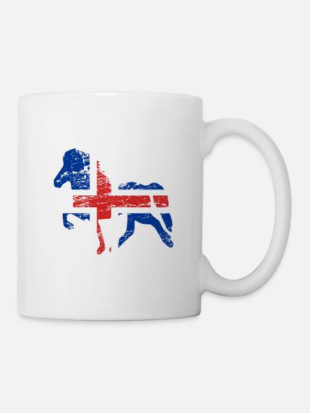 Icelandic Horse: Icelandic Horse Horse Pony Merch - Mug - white