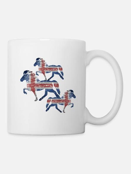 Icelandic Horse: Islandpferd Pferd Pony Merch - Tasse - Weiß
