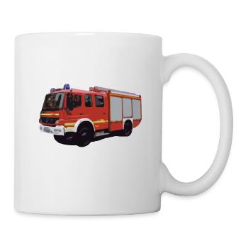 Fire department, fire engine, gift - Mug - white - Right